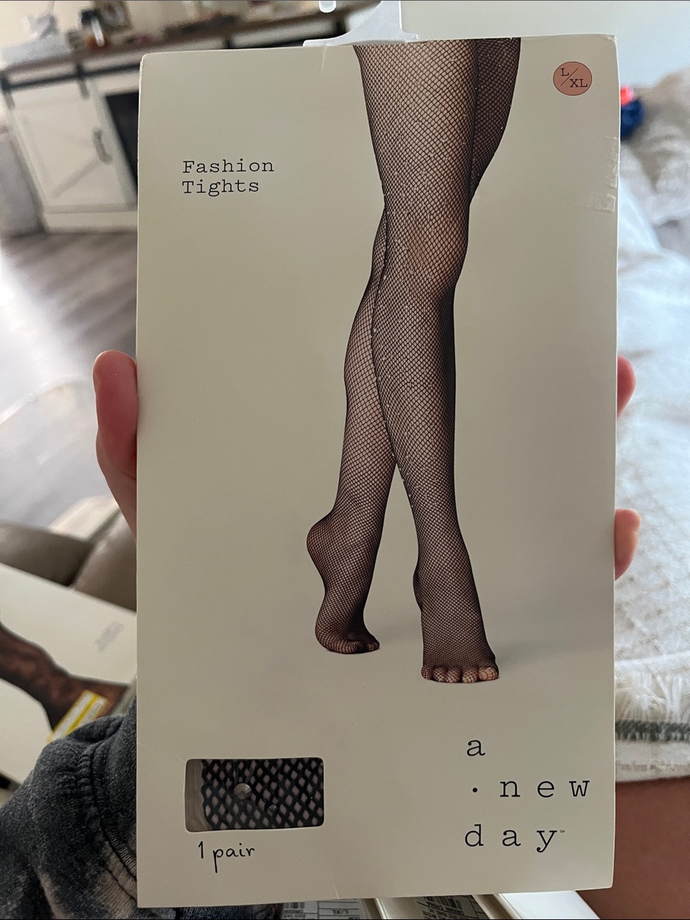 a new day Black Fishnet Fashion Tights